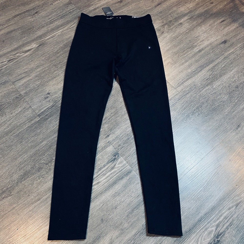 NWT Abercrombie & Fitch Womens High Rise Leggings Black Size M 147-56L-0614-900